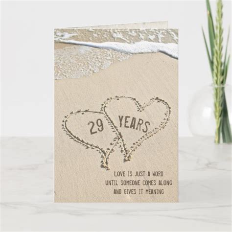 29th Wedding Anniversary Cards | Zazzle.co.uk