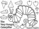 The Very Hungry Caterpillar Free Printables sketch template