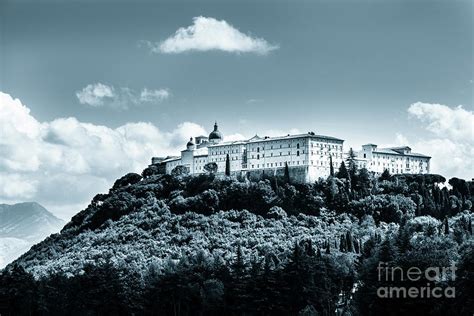 Monte cassino abbey on top of the mountain #3 Photograph by Peter Noyce - Fine Art America