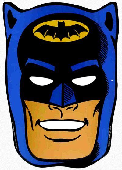 Batman/Robin Double-Sided Cardboard Face Mask: General Electric Television (USA), 1966 Batman ...