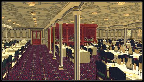 RMS Titanic - D Deck First Class Dining Saloon 2 by grantl91 on DeviantArt