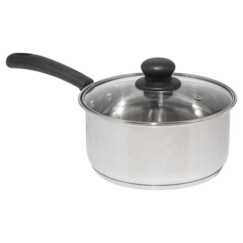 20cm Stainless Steel Saucepan with Lid | KmartNZ