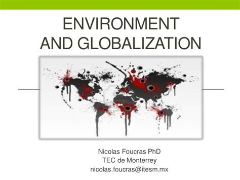 Environment and globalization