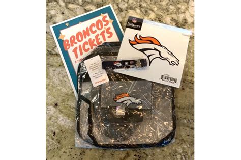 2 Denver Broncos Game Tickets with Officially Licensed NFL Denver ...