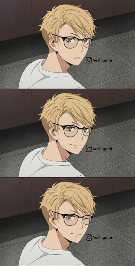 Tsukishima kei | Haikyuu anime, Haikyuu tsukishima, Haikyuu manga