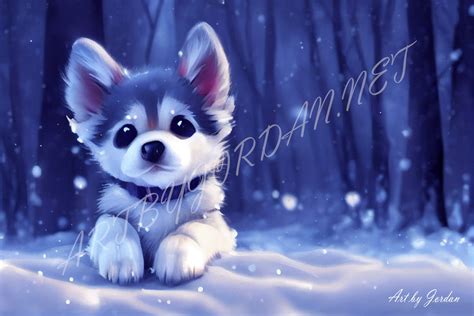 Cutest Husky Puppy Wallpaper