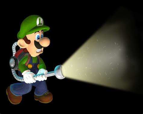 File:Luigi holding flashlight LM artwork.png - Super Mario Wiki, the ...