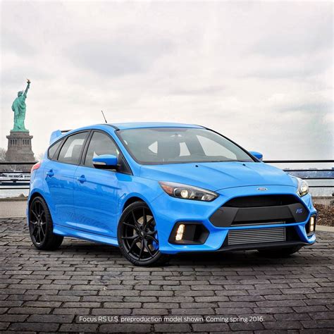 2016 Ford Focus RT! 315 HP, AWD, and Grabber Blue. I'm buying one. Pretty sure. | Ford focus ...