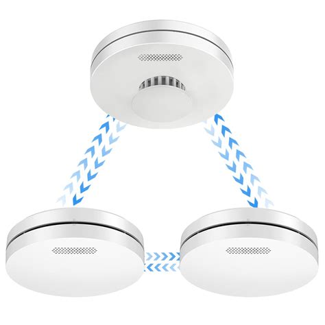 Buy Wireless Interlinked Smoke and Heat Alarm with 10 Year Battery Life, EN14604, CE Certified ...