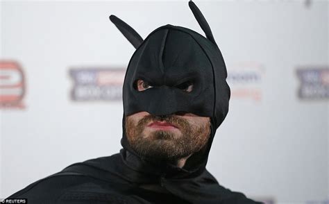 Tyson Fury dresses as BATMAN for press conference with Wladimir ...