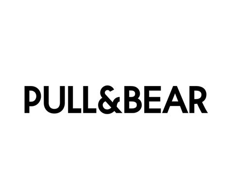 Pull And Bear Brand Logo Symbol Black Clothes Design Icon Abstract ...