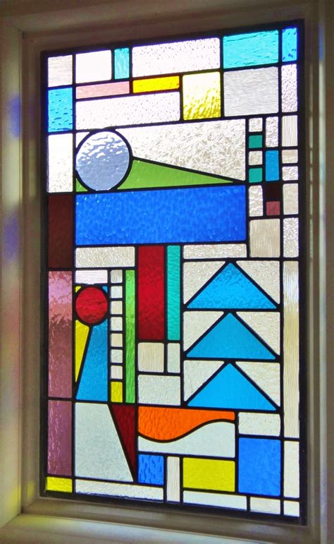 Art Deco Stained Glass Windows - Custom Stained Glass