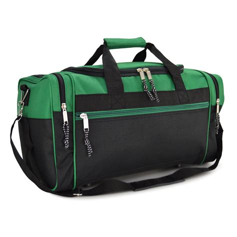 21 Blank Sports Duffle Bag Gym Bag Travel Duffel with Adjustable Strap in Green - Walmart.com