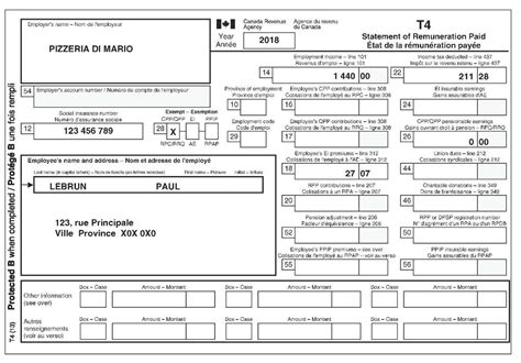 What is a T4 slip? - Canada.ca