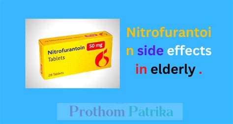 Nitrofurantoin side effects in elderly