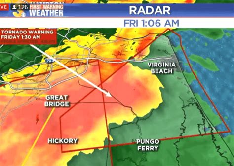 GeoFact of the Day: 11/1/2019 Virginia Tornado Warning 2