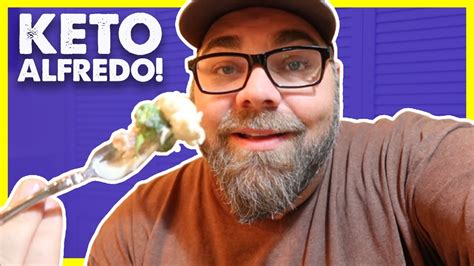 Roasted Garlic Alfredo with Chicken, Broccoli & Zoodles :: Keto Friendly Recipe - YouTube