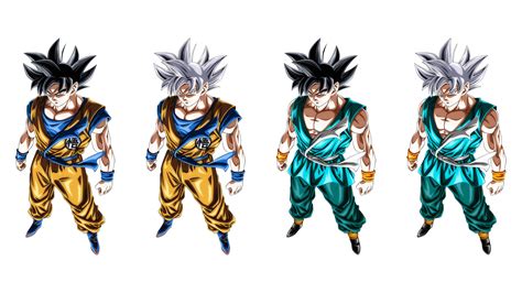 Goku Ultra Instinct Forms by ajckh2 on DeviantArt