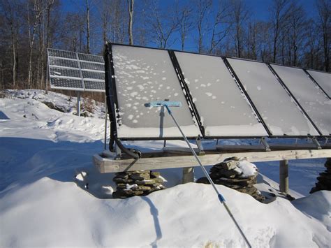 Between Trees & Off the Grid: Solar Panel Snow Removal