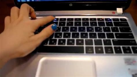 HP Ultrabook Envy 13 SPECTRE XT - Keyboard Backlight - YouTube