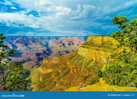 Grand Canyon National Park Desert View Watchtower Stock Photo - Image of mountains, geological ...