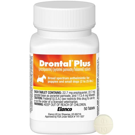 Drontal Plus for Small Dogs (1 Tablet) | Free Shipping | EP Rx