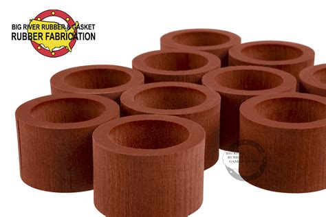 Silicone Rubber Bushings 3/4″ Thick | Big River Rubber & Gasket