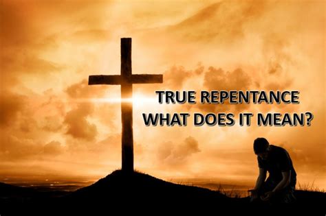 Repentance - Repent Meaning - EternalCall.com