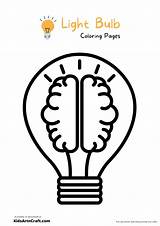 Light Bulb Coloring Pages For Kids Free Printable  Art & Craft sketch template