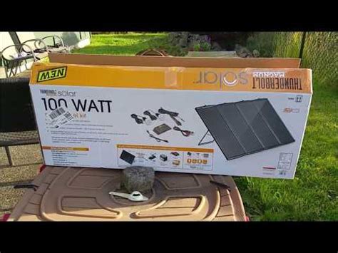 Harbor Freight 100W Solar Kit. Full Review - Day 1 - All about Solar ...