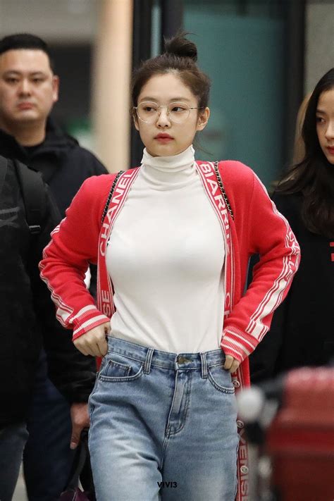 190114 ICN #JENNIE | Korean fashion, Blackpink fashion, Korean airport ...