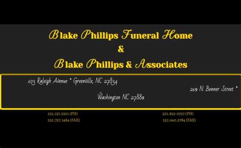 Blake Phillips Funeral Home Obituaries 2023 Best Info OBBVA