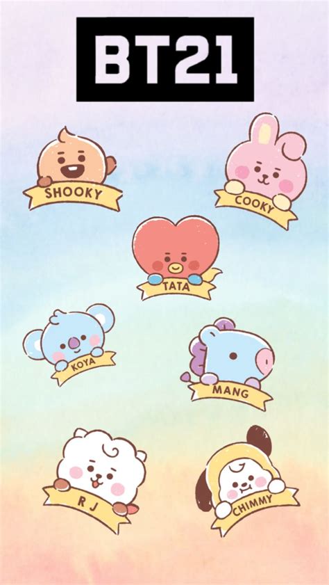 Bts Chibi, Cute Cartoon Wallpapers, Animes Wallpapers, Bts Name, Bts ...