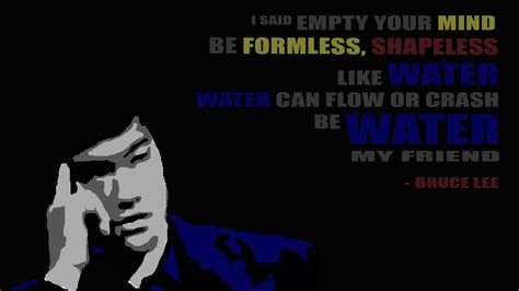 Bruce Lee Wallpaper Quotes Water