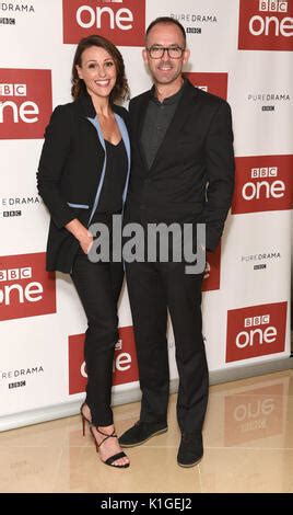 Suranne Jones and her husband Laurence Akers arrive for the Doctor ...