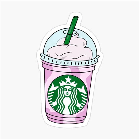 Starbucks Drink Sticker by drewbyem in 2021 | Starbucks stickers ...