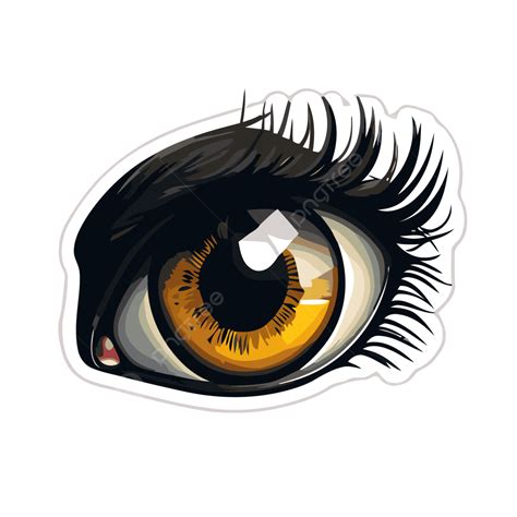Lashes Sticker Clipart PNG, Vector, PSD, and Clipart With Transparent Background for Free ...