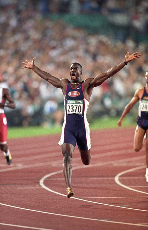 Michael Johnson wins the gold 1996 Olympics Photograph by PCN ...