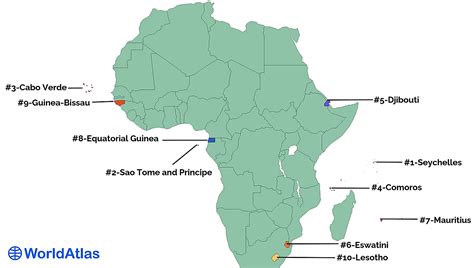 The 10 Least Populated Countries in Africa - WorldAtlas