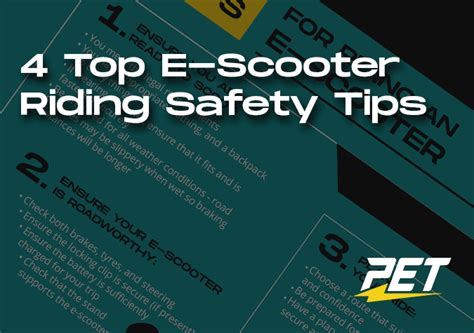 4 Electric Scooter Safety Tips - Personal Electric Transport