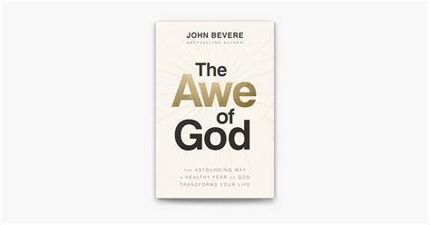 ‎The Awe of God by John Bevere on Apple Books