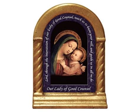 Our Lady of Good Counsel Prayer Desk Shrine - Our Lady of Good Counsel