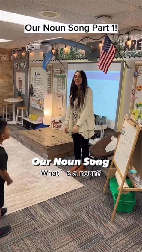 Our Noun Song Part 1 | Organized teachers, Teaching classroom decor, Whole brain teaching