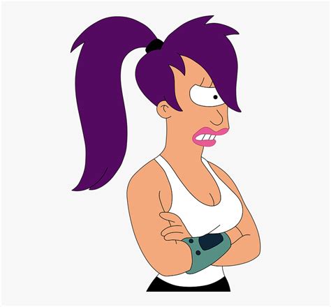 Turanga Leela, Futurama, Leela, Fry, The Simpsons,, HD Png Download ...