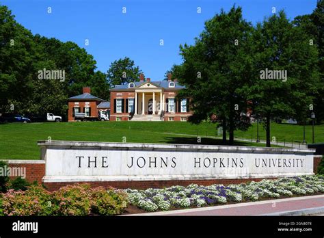 The johns hopkins university homewood campus hi-res stock photography ...