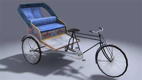 3d local rickshaw model