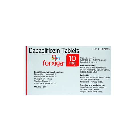 Forxiga 10 mg Tablet 14's Price, Uses, Side Effects, Composition - Apollo Pharmacy