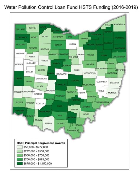 Ohio Air Pollution Map