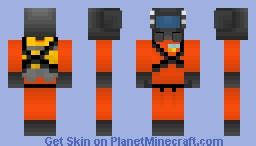 Lethal Company Employee Minecraft Skin