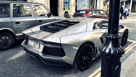 Silver Lamborghini Aventador in London | Lamborghini aventador, Dream cars, Lamborghini